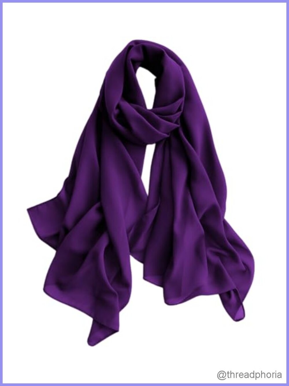 Long Sheer Chiffon Hijab Scarf Lightweight Shawl Wrap Casual & Formal